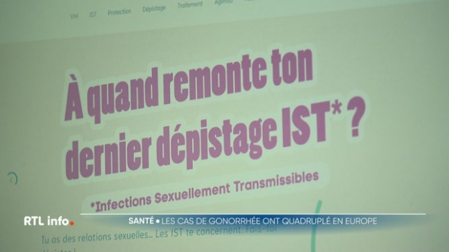 En moins de dix ans, le nombre de cas de gonorrhée a été multiplé par 4 en Europe. La Belgique n'est pas épargnée. Ce sont surtout les jeunes adultes de 20 à 34 ans qui sont concernés.