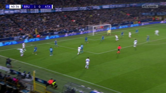 Ligue des Champions: Pasalic égalise contre le Club de Bruges