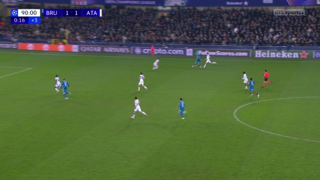 Ligue des Champions: Nilsson sauve Bruges sur un penalty