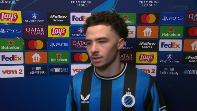 Un rêve de gosse: Talbi hallucine après le succès de Bruges contre l'Atalanta