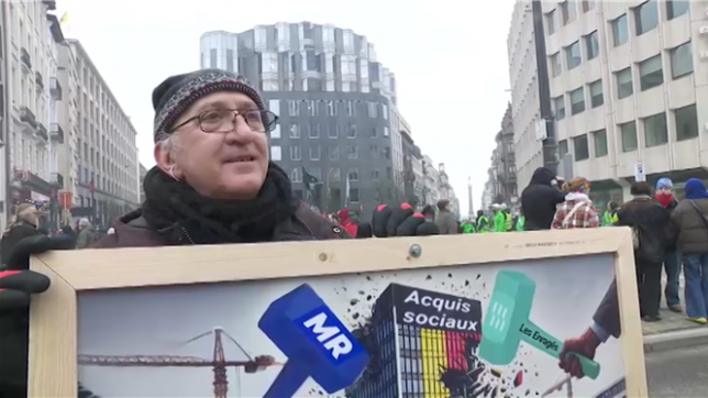 Interview d'un manifestant.