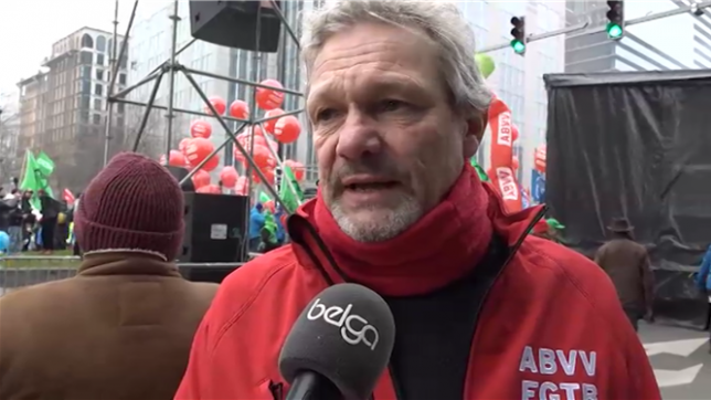 Interview du président de la FGTB Thierry Bodson.