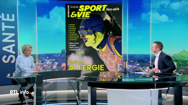 En plateau, le rédacteur en chef de Sport et Vie évoque le numéro hors-série de son magazine consacré aux allergies ; une problématique de santé qui concerne de plus en plus de Belges.