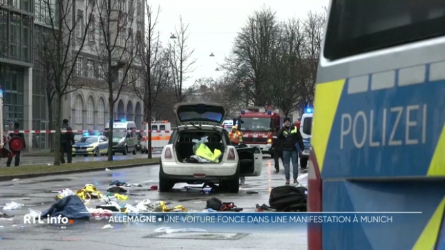 28 blessés après l'attaque à la voiture-bélier de ce matin à Munich