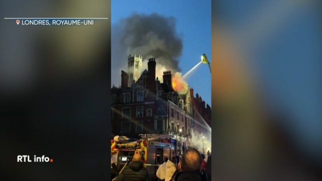 Important incendie dans un hôtel de luxe à Londres: plus de 100 personnes évacuées