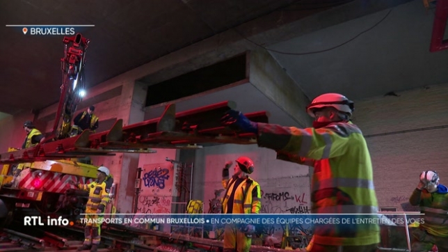 Ce week-end, le métro 6 entre Simonis et Roi Baudouin ne circule pas. La raison ? Le remplacement d’un aiguillage à la station de métro Bockstael. Visite exceptionnelle de ce chantier hors du commun.