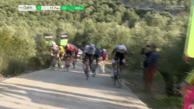 Michal Kwiatkowski a remporté la Clasica Jaen ce lundi après-midi. Wout van Aert, a travaillé pour son équipe et repris du rythme.