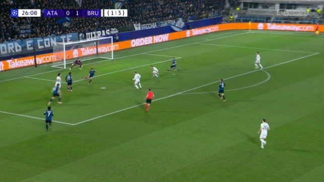 Ligue des Champions: Talbi fait 0-2 contre l'Atalanta