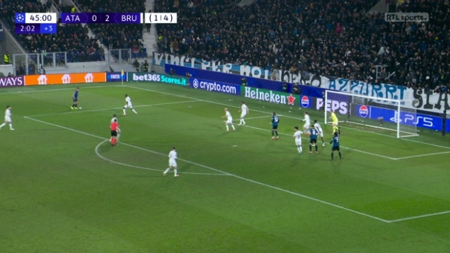 Ligue des Champions: le but exceptionnel de Jutgla contre l'Atalanta