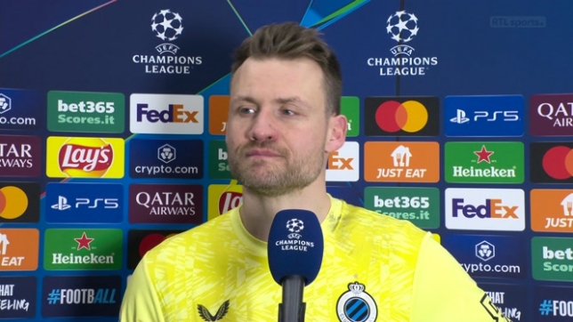C'est magnifique: Simon Mignolet est aux anges après l'exploit contre l'Atalanta