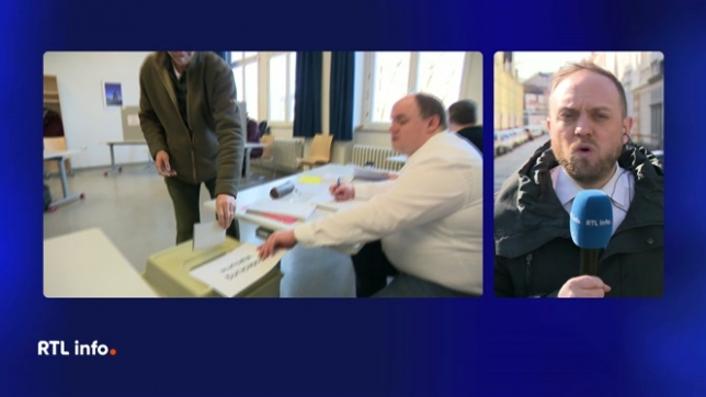 60 millions d'électeurs sont appelés aux urnes pour renouveler les 630 députés du Bundestag et désigner un nouveau chancelier, en remplacement d'Olaf Scholz. Un scrutin décisif pour l'avenir de l'Allemagne mais aussi pour l'Europe. Le point avec Mathieu Langer, envoyé spécial RTLINFO.