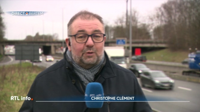 On retrouve en direct Christophe Clément pour faire le point sur le lancement du nouveau chantier sur la E40 à hauteur de Bertem.