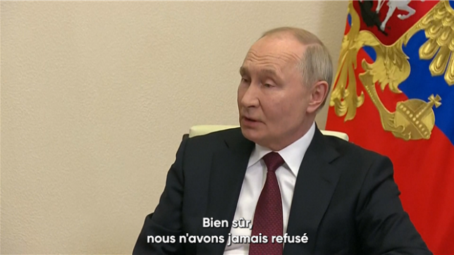 Le président russe Vladimir Poutine affirme que les Européens peuvent participer au processus de règlement du conflit en Ukraine.