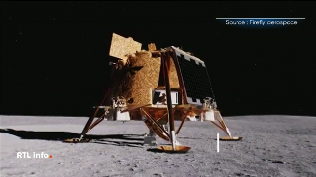 Un engin spatial privé américain se pose sur la Lune