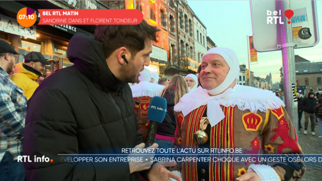 C'est mardi gras au carnaval de Binche: Pascal, Gille depuis 60 ans, détaille le programme de la journée