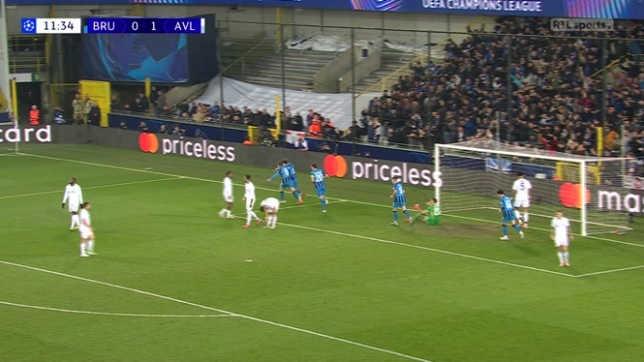 Ligue des Champions: De Cuyper égalise contre Aston Villa