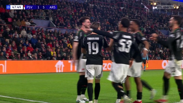 Ligue des Champions: le joli but de Trossard contre le PSV