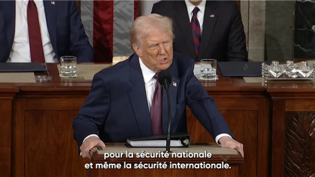 Donald Trump a réaffirmé ses visées expansionnistes dans son discours au Congrès, disant notamment vouloir s'emparer du Groenland d'une manière ou d'une autre, mais il s'est attiré mercredi un net refus danois.