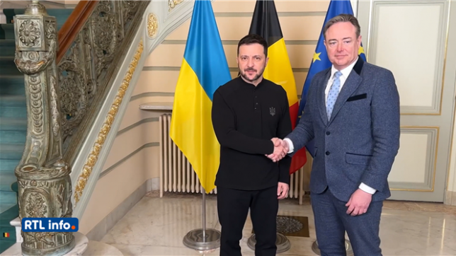 Bart De Wever rencontre Volodymyr Zelensky: le président ukrainien est arrivé est 16 rue de la Loi