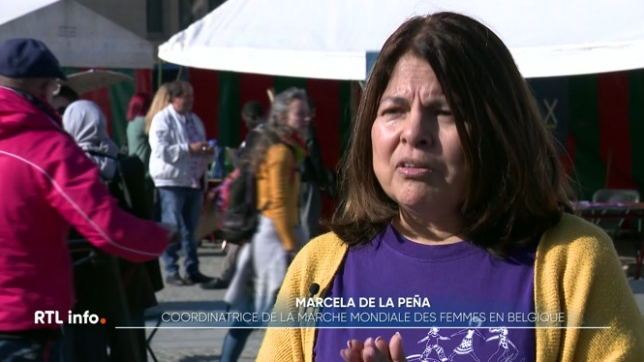 Journée internationale des Droits des Femmes:  grande marche à Bruxelles