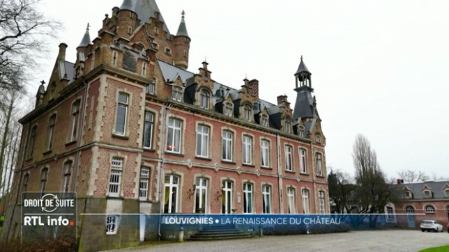 Visite au château de Louvignies, dans le Hainaut, un patrimoine à sauvegarder