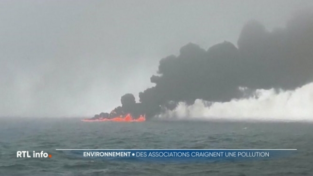 Collision en mer du Nord: les dangers liés à la pollution sont bien réels