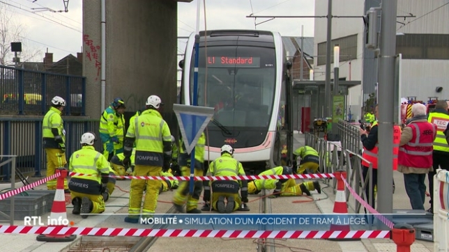 Il circule à blanc depuis plusieurs semaines pour tester tous les cas de figure. Ce matin, une simulation d'accidents était organisée afin de tester le plan d'urgence.