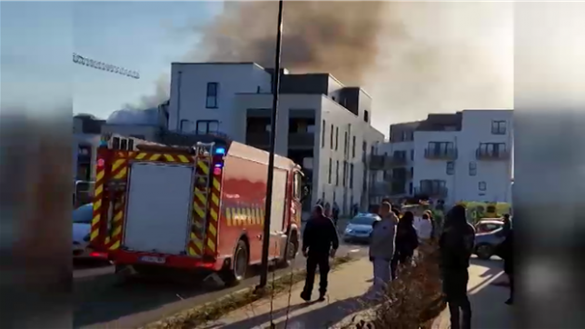 Un incendie s'est déclaré ce lundi dans un quartier résidentiel de Soignies.