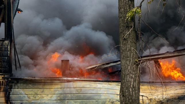 Image d'illustration : incendie-hangar