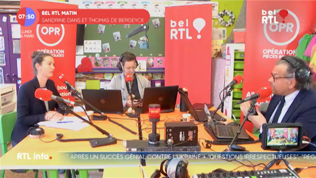 Chaque matin sur bel RTL, Martin Buxant ou Thomas de Bergeyck reçoivent une personnalité politique ou publique.