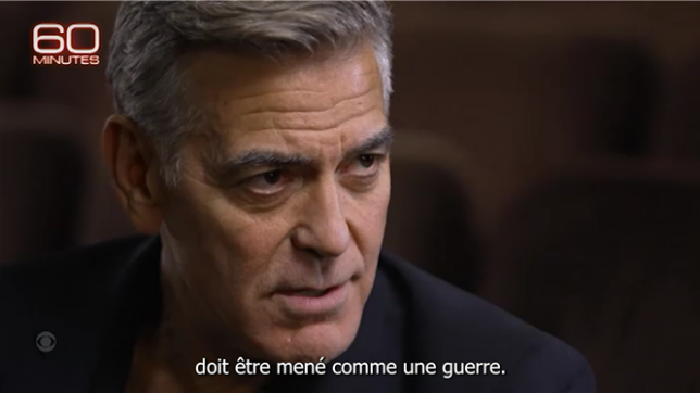 C'est angoissant: George Clooney a le trac pour ses débuts à Broadway.