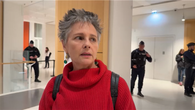 C'est du très mauvais spectacle. J'espère que la justice ne sera pas complaisante: l'actrice Anouk Grinberg réagit après avoir dû quitter la salle d'audience du tribunal correctionnel où se tient le procès pour agressions sexuelles de Gérard Depardieu.