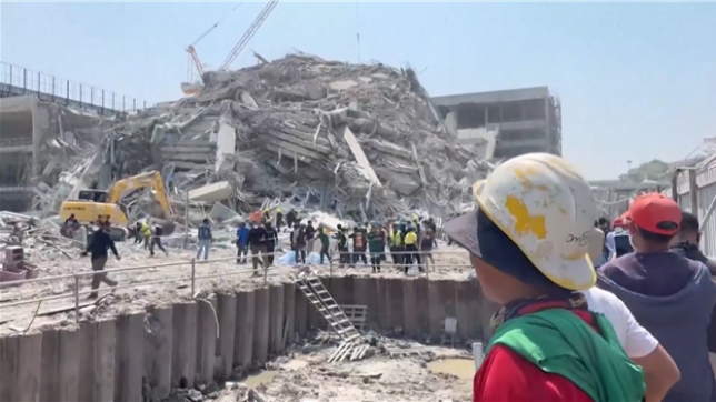 Séisme en Thaïlande: 43 ouvriers piégés dans l'effondrement d'un immeuble de 30 étages