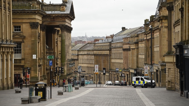 Une rue de Newcastle