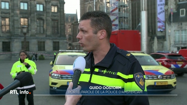 L'auteur de l'attaque au couteau à Amsterdam a été placé en garde à vue