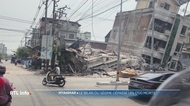Le bilan s'alourdit après le violent séisme survenu en Birmanie