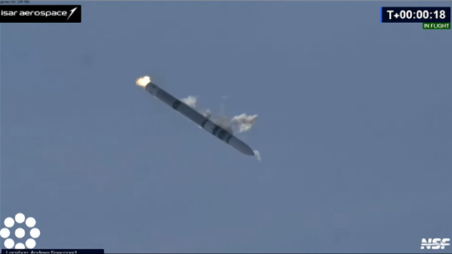 Le vol de la fusée Spectrum, développée par la start-up allemande Isar Aerospace, a tourné court dimanche. Après un décollage depuis la base norvégienne d'Andøya, l'engin a rapidement perdu le contrôle avant de s'écraser au sol.