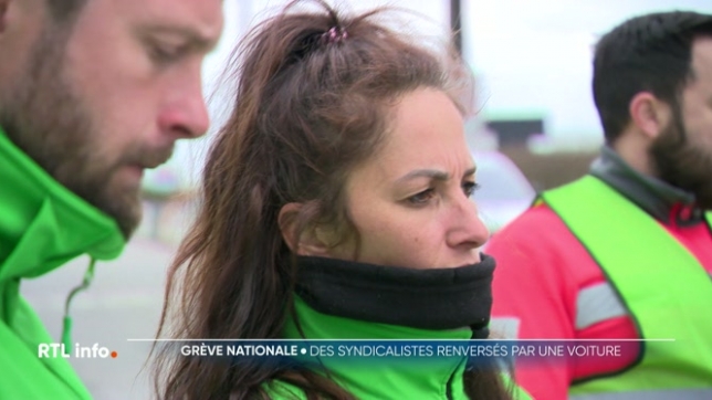 A Thimister-Clermont, près de Verviers, un automobiliste a percuté un barrage de grévistes, blessant deux délégués syndicaux, l'un d'eux ayant été traîné sur plusieurs mètres. L'automobiliste risque des poursuites judiciaires.