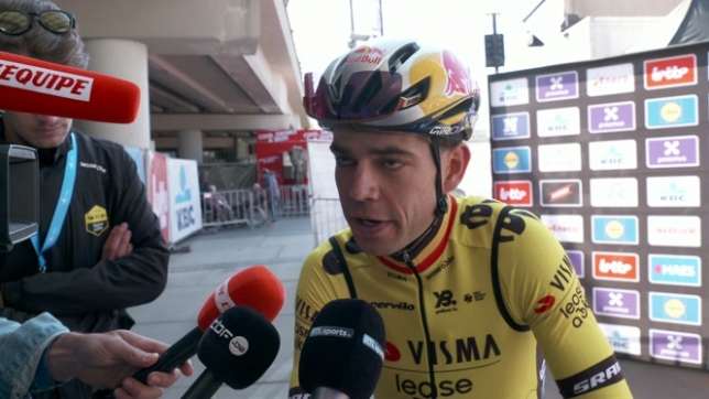 Wout van Aert salue la modification du parcours d'A Travers la Flandre après son horrible chute
