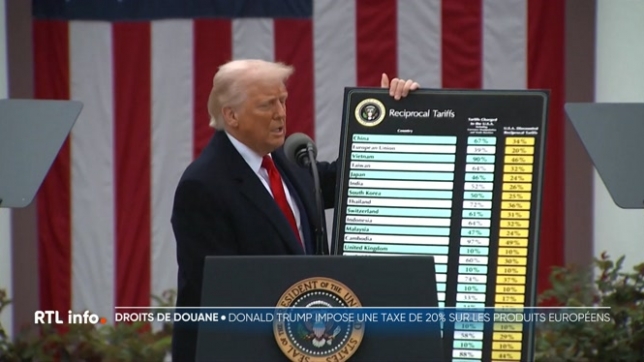 Donald Trump a annoncé son vaste plan de droits de douane hier soir