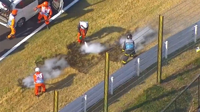 incendie_suzuka_f1