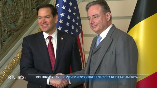 Bart De Wever a rencontré Marco Rubio, le secrétaire d'Etat américain