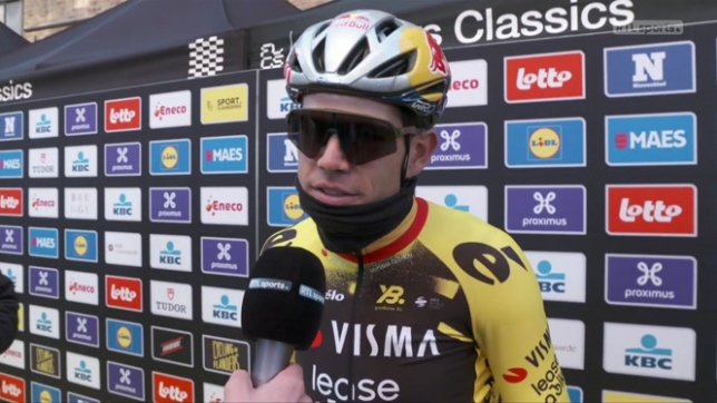 Un peu nerveux: la confidence de Wout van Aert avant le départ du Tour des Flandres
