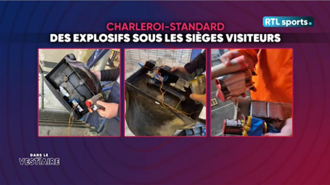 Mettez les en taule !: le Vestiaire hallucine après la découverte de pétards sous le siège de supporters du Standard