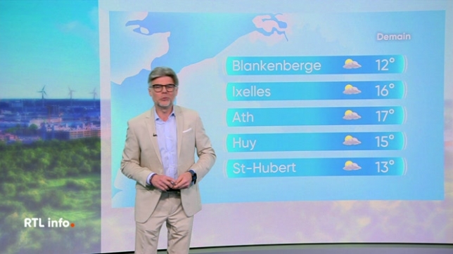 Le temps est partiellement ensoleillé avec des températures agréables. Les maxima atteignent environ 14°C et les minima autour de 3°C. Aucune précipitation n'est prévue, profitez de cette belle journée !