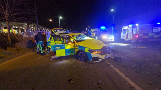 Le véhicule du SMUR