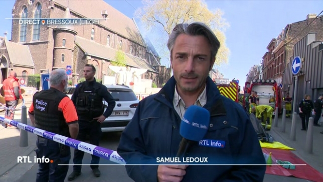 On retrouve en direct Samuel Ledoux pour faire le point sur l'incendie de l'église Notre-Dame du Rosaire, à Bressoux.