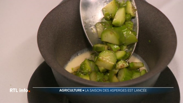 En Belgique, ça représente une centaine d'hectares, principalement en Wallonie. Une saison qui démarre avec un peu de retard, à cause du manque de lumière en début d'année. De nombreux restaurants en proposent déjà dans leurs menus.