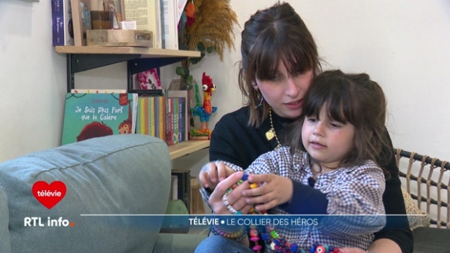 Nous sommes entrés dans la dernière ligne droite du Télévie. L'occasion d'évoquer les initiatives qui ont pour but d'encourager les enfants atteints du cancer. C'est le cas de l'opération collier des héros qui propose de les récompenser symboliquement tout au long de leur traitement.