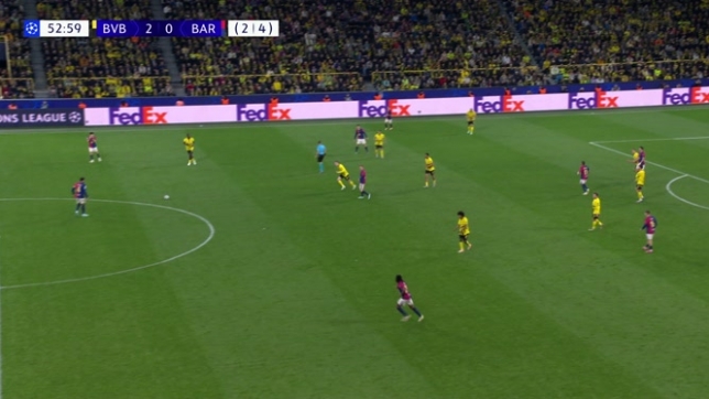 Ligue des Champions: l'autobut de Bensebaini relance le Barça contre Dortmund